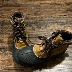 Magellan Outdoors Tan and Brown Lace-Up Boots